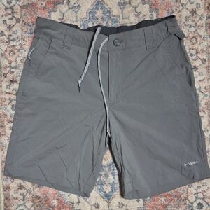 COLUMBIA Gray Mens Shorts Size 30